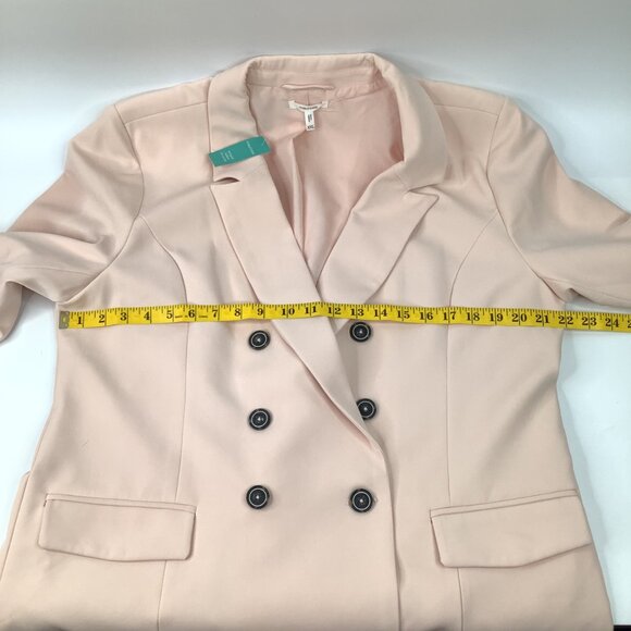 Maurices XXL Light Pink Blazer Double-Breasted Lightweight  NWT Lined Office - Picture 7 of 9